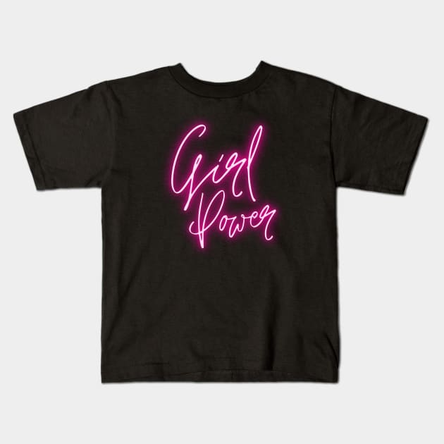 Girl Power Kids T-Shirt by Catchy Phase